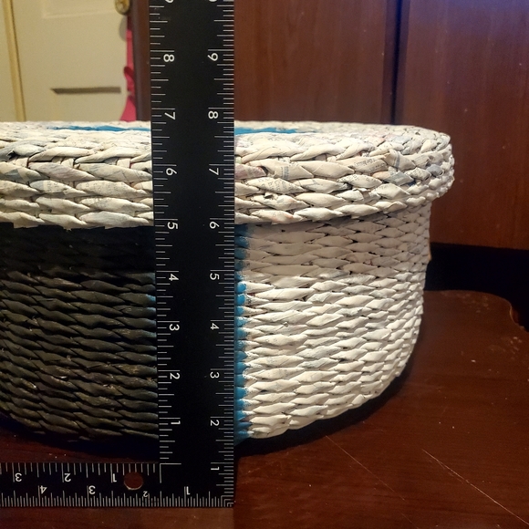 Handcrafted Basket with ❤️ design on lid - Picture 13 of 13